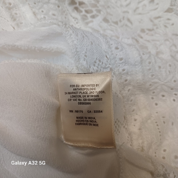 Elevenses  Woman Kenepa White Lace Kimoni Cardigan Sz XS - Picture 15 of 16